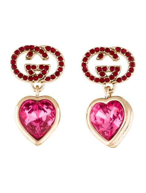 gucci love heart earrings|gucci earrings knock off.